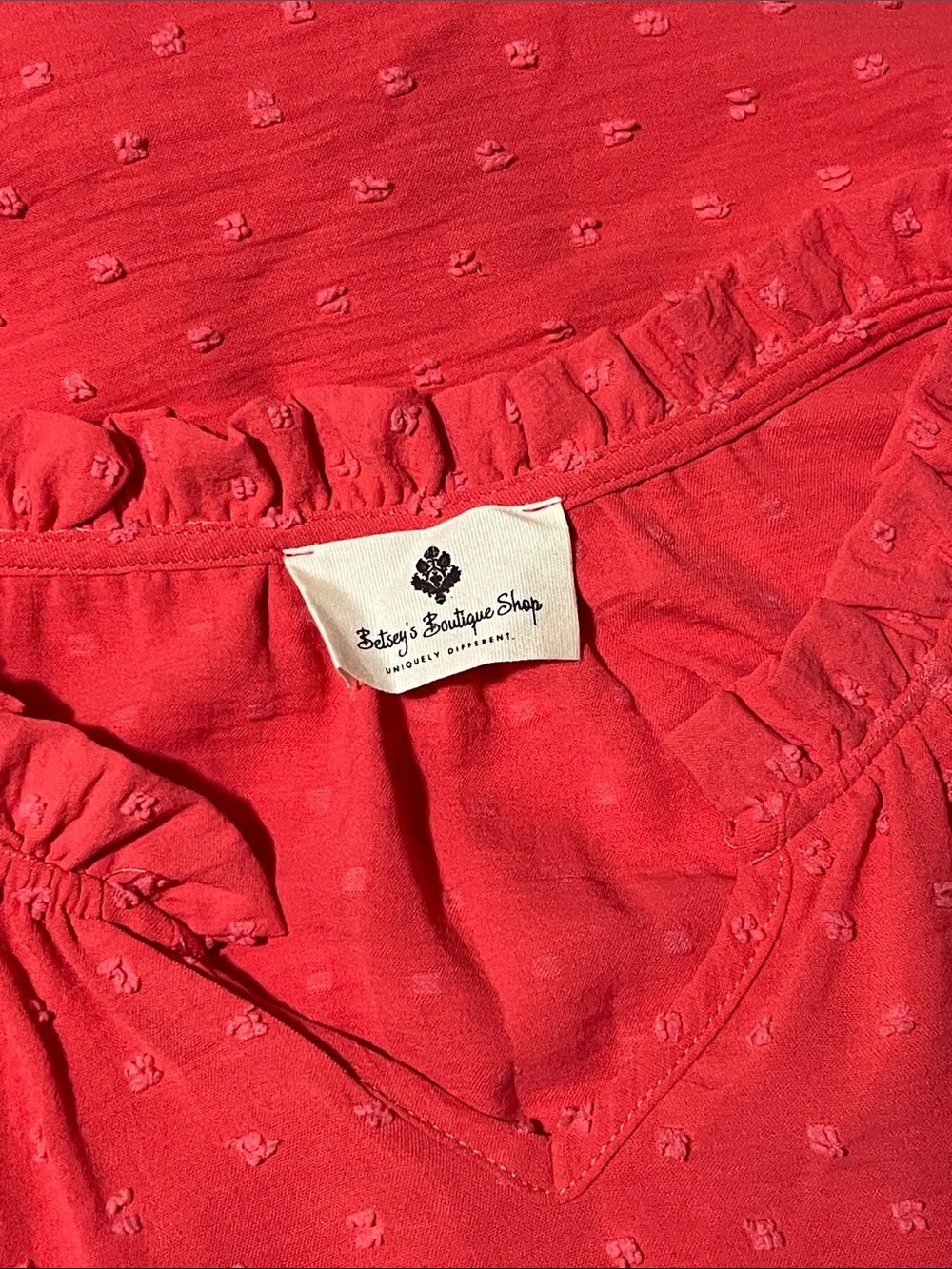 NWOT Betsey’s Boutique Shop Blouse Top Shirt